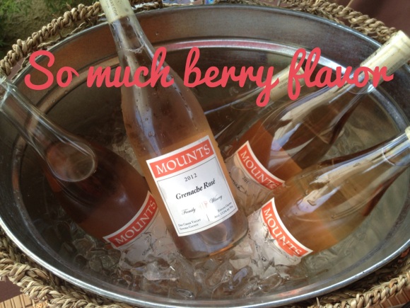2012 Mounts Family Winery, Grenache Rosé, Dry Creek Valley, Sonoma County